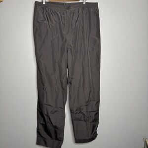 Sun Mountain Golf Ankle-Zip Elastic Polyester Rain Pants Brown Men's 2XL x 32